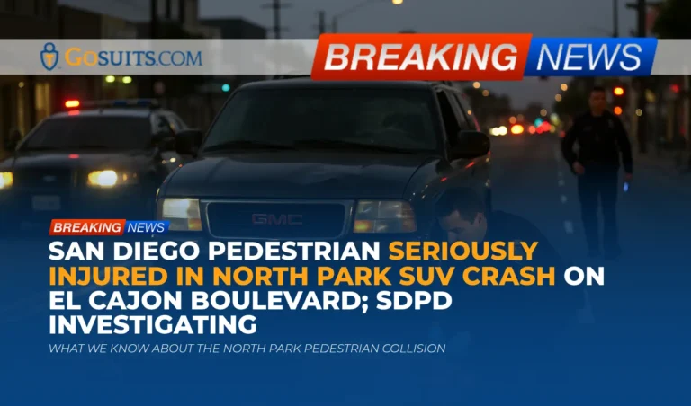 San Diego Pedestrian Seriously Injured in North Park SUV Crash on El Cajon Boulevard; SDPD Investigating