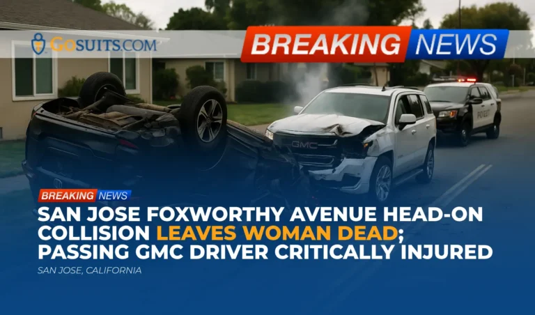 San Jose Foxworthy Avenue Head-On Collision Leaves Woman Dead; Passing GMC Driver Critically Injured