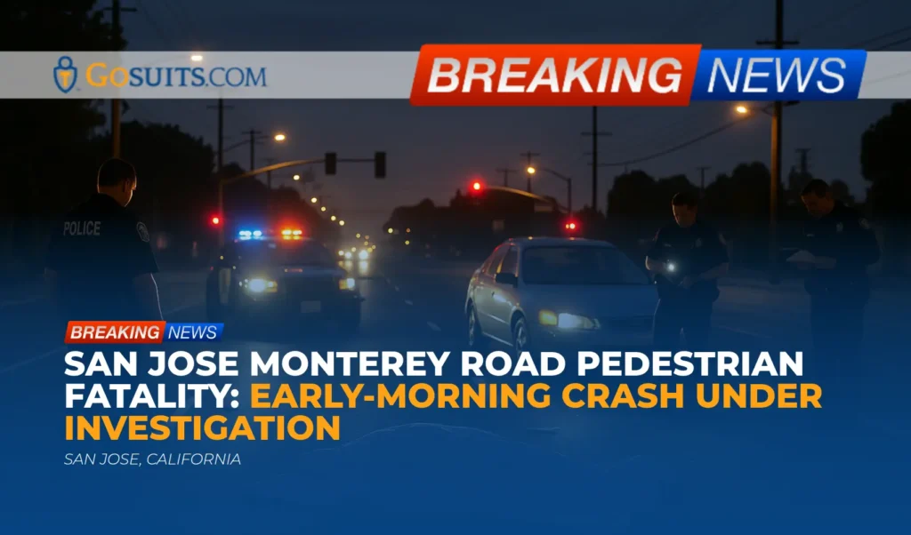 San Jose Monterey Road Pedestrian Fatality: Early-Morning Crash Under Investigation