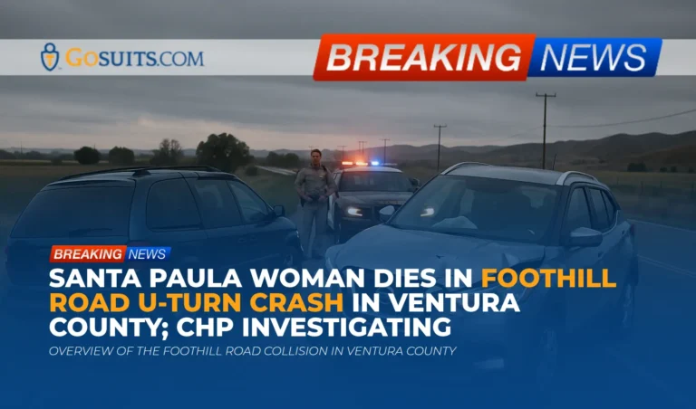 Santa Paula Woman Dies in Foothill Road U-Turn Crash in Ventura County; CHP Investigating