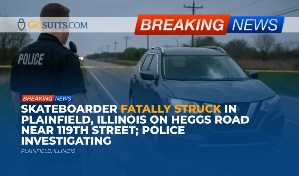 Skateboarder Fatally Struck in Plainfield, Illinois on Heggs Road Near 119th Street; Police Investigating
