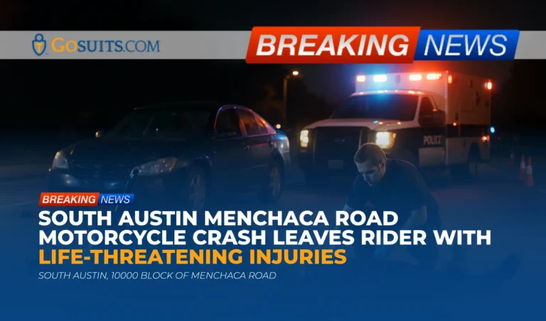 South Austin Menchaca Road motorcycle crash leaves rider with life-threatening injuries