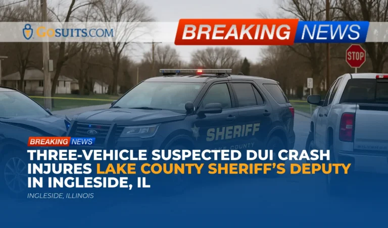 Three-Vehicle Suspected DUI Crash Injures Lake County Sheriff’s Deputy in Ingleside, IL