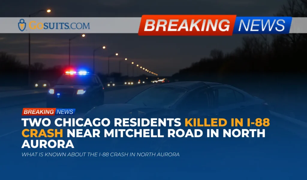 Two Chicago Residents Killed in I-88 Crash Near Mitchell Road in North Aurora