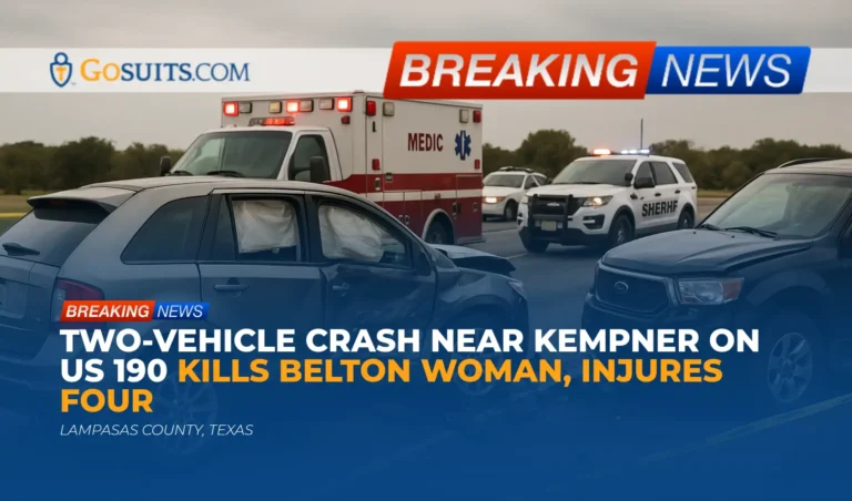 Two-Vehicle Crash Near Kempner on US 190 Kills Belton Woman, Injures Four