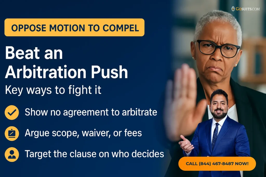 Uber Arbitration in California: Can They Compel It? | GoSuits Infographic
