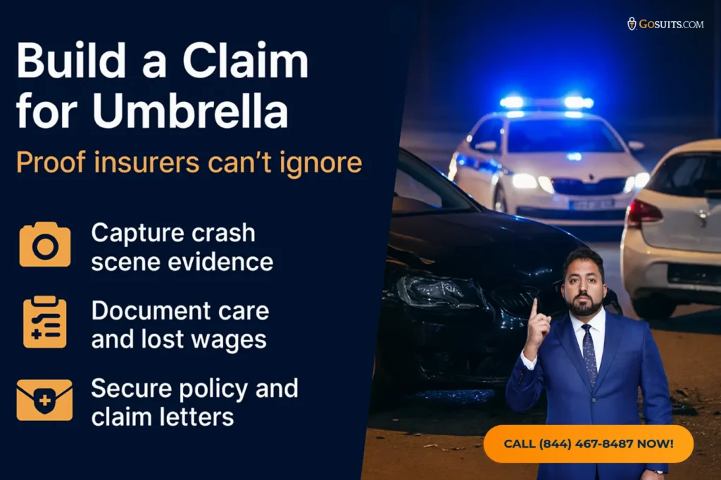 Umbrella Insurance After a Los Angeles Car Accident | GoSuits Infographic