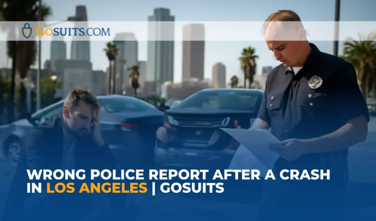 Wrong Police Report After a Crash in Los Angeles | GoSuits