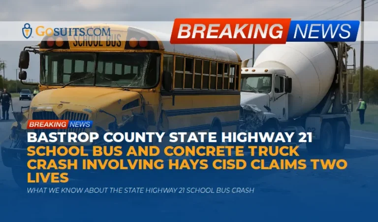Bastrop County State Highway 21 School Bus and Concrete Truck Crash Involving Hays CISD Claims Two Lives
