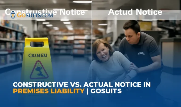 Constructive vs. Actual Notice in Premises Liability | GoSuits