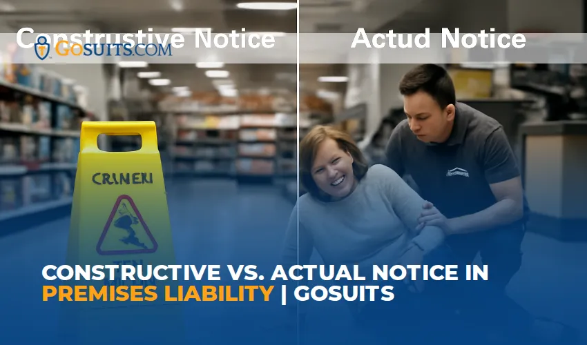 Constructive vs. Actual Notice in Premises Liability | GoSuits