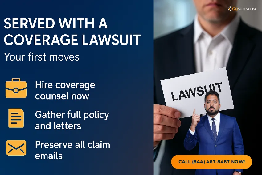 Fight Insurance Declaratory Judgment Actions | GoSuits Infographic