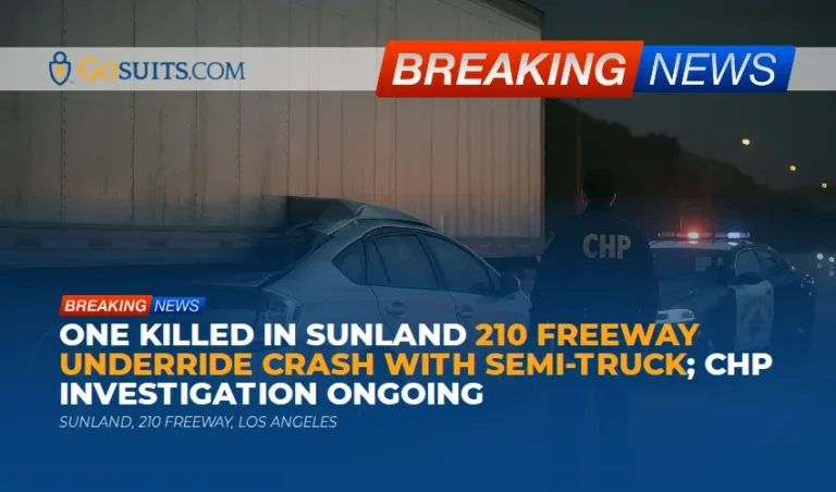One Killed in Sunland 210 Freeway Underride Crash with Semi-Truck; CHP Investigation Ongoing