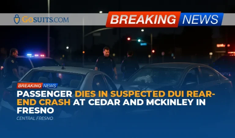 Passenger dies in suspected DUI rear-end crash at Cedar and McKinley in Fresno