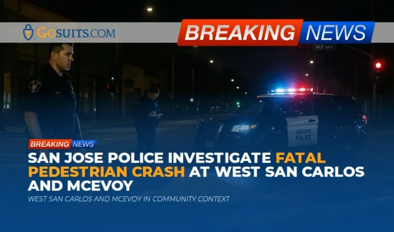 San Jose Police Investigate Fatal Pedestrian Crash at West San Carlos and McEvoy