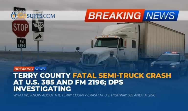 Terry County fatal semi-truck crash at U.S. 385 and FM 2196; DPS investigating