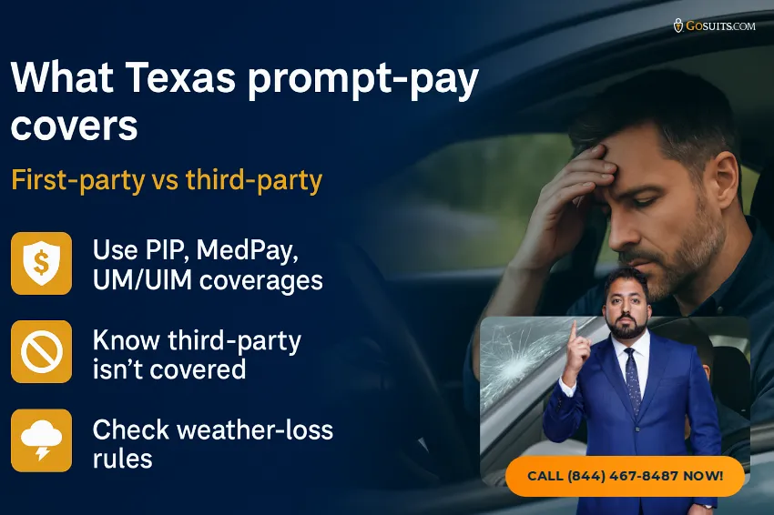 Texas Prompt Payment of Claims Act: Your Rights | GoSuits Infographic