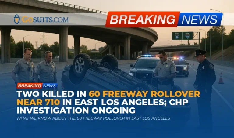 Two Killed in 60 Freeway Rollover Near 710 in East Los Angeles; CHP Investigation Ongoing
