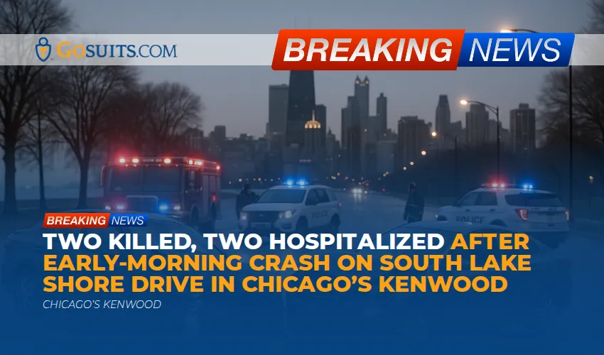 Two Killed, Two Hospitalized After Early-Morning Crash on South Lake Shore Drive in Chicago’s Kenwood