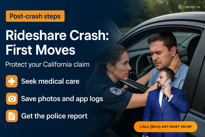 Uber Legislation in California: Impact on Personal Injury Claims | GoSuits Infographic