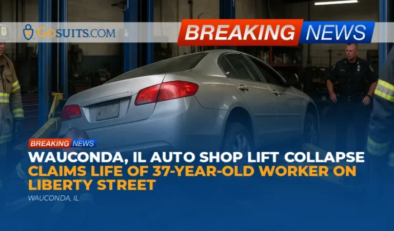 Wauconda, IL auto shop lift collapse at Hard Times claims life of 37-year-old worker on Liberty Street