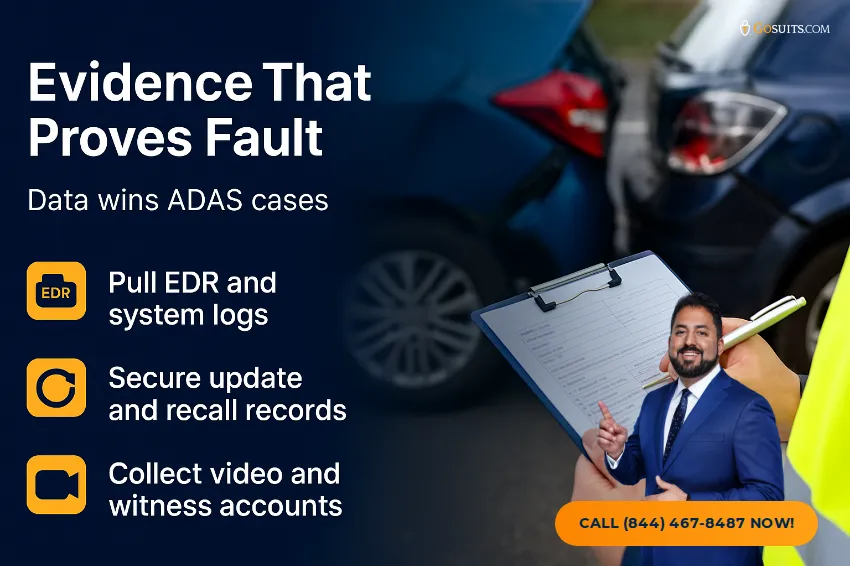 Who Is at Fault for Autopilot Car Crashes? | GoSuits Infographic