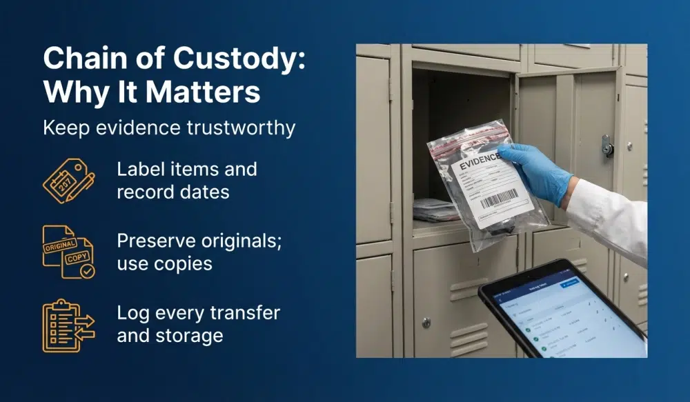 Chain of Custody: Why It Matters — Keep evidence trustworthy