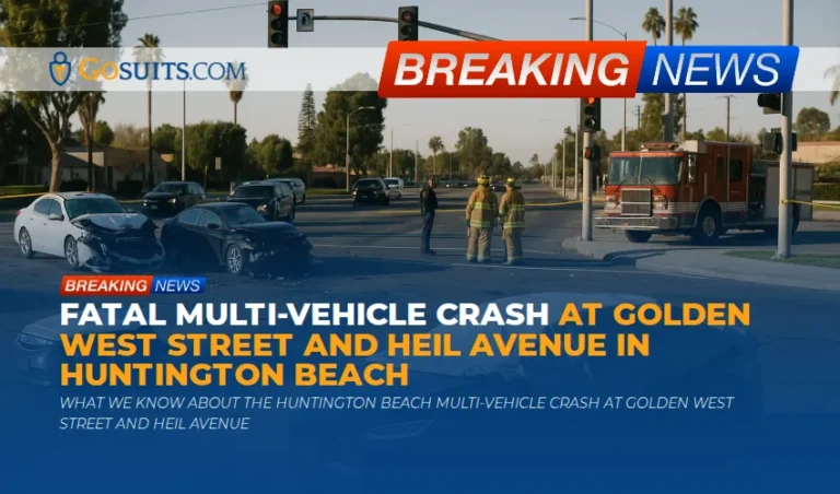 Fatal Multi-Vehicle Crash at Golden West Street and Heil Avenue in Huntington Beach