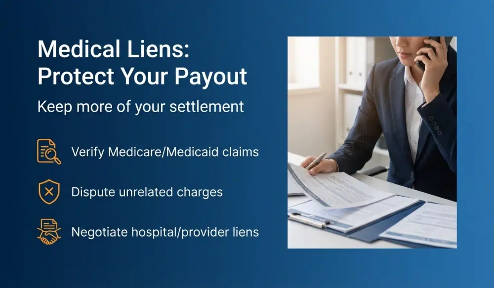 Medical Liens: Protect Your Payout - verify Medicare/Medicaid, dispute charges, negotiate liens