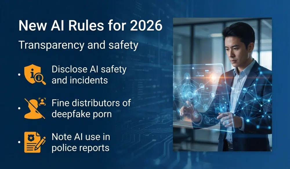 New AI Rules for 2026 infographic