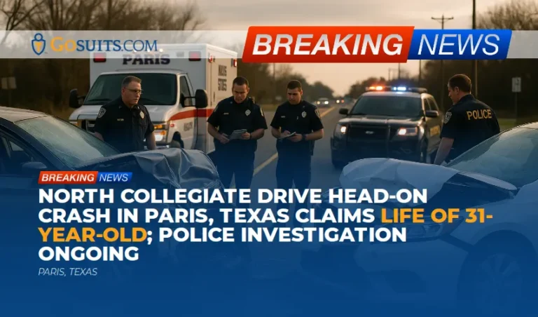 North Collegiate Drive Head-On Crash in Paris, Texas Claims Life of 31-Year-Old; Police Investigation Ongoing