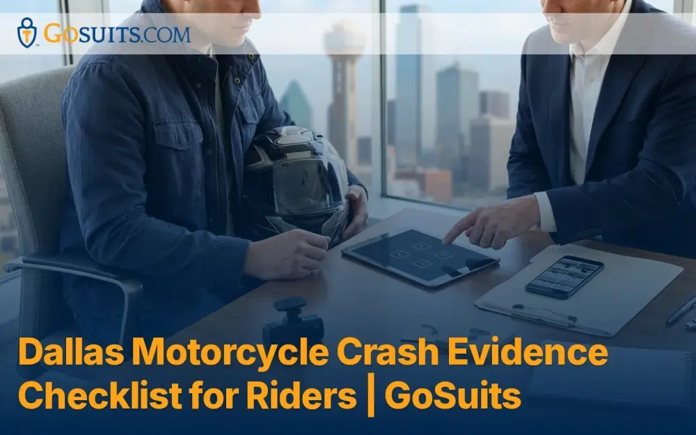 Dallas Motorcycle Crash Evidence Checklist for Riders