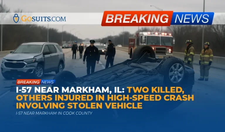 I-57 Near Markham, IL: Two Killed, Others Injured in High-Speed Crash Involving Stolen Vehicle