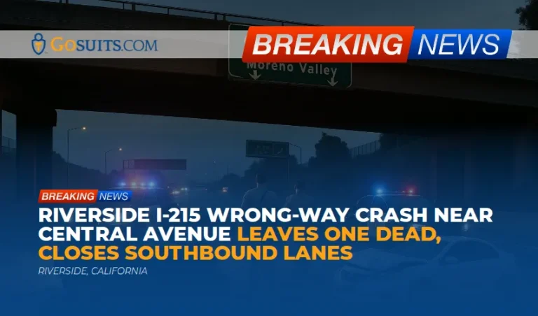 Riverside I-215 Wrong-Way Crash Near Central Avenue Leaves One Dead, Closes Southbound Lanes