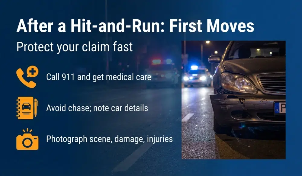 After a Hit-and-Run: First Moves — Protect your claim fast