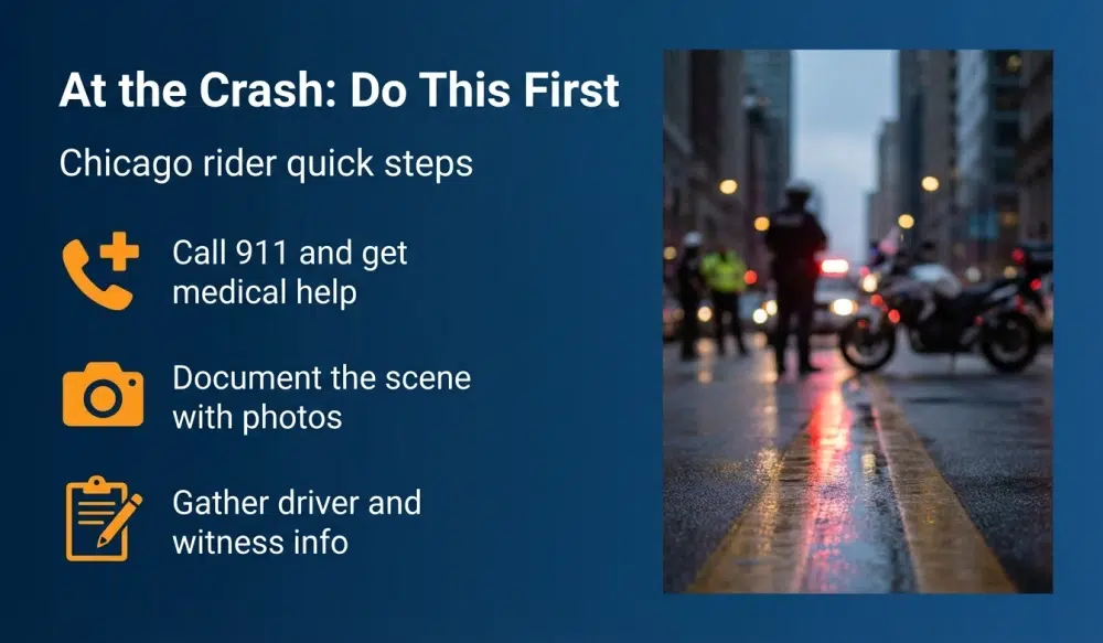 At the Crash: Do This First - Chicago rider quick steps