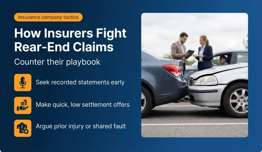 How Insurers Fight Rear-End Claims — Counter their playbook