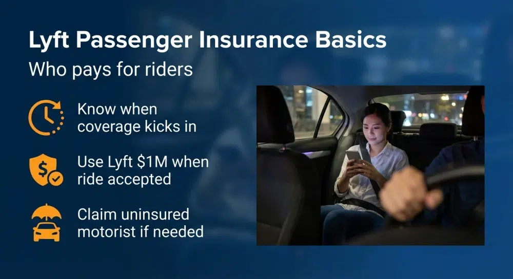 Lyft Passenger Insurance Basics - Who pays for riders