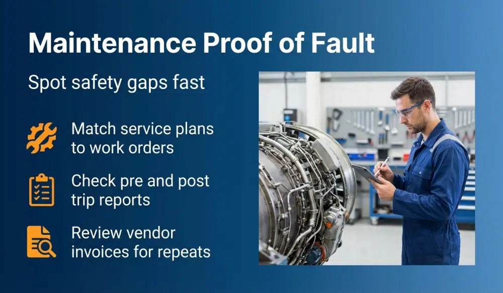Maintenance Proof of Fault - Spot safety gaps fast