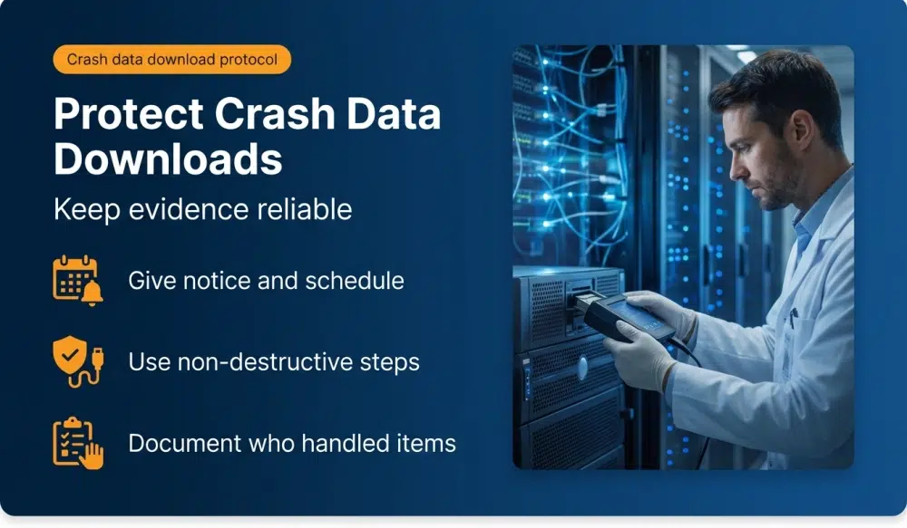 Protect Crash Data Downloads - Keep evidence reliable