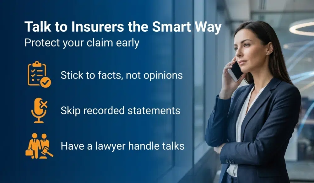 Talk to Insurers the Smart Way — Protect your claim early