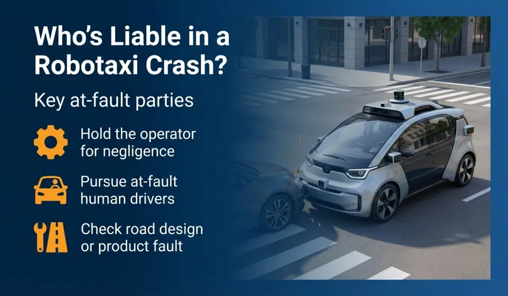 Who's Liable in a Robotaxi Crash?