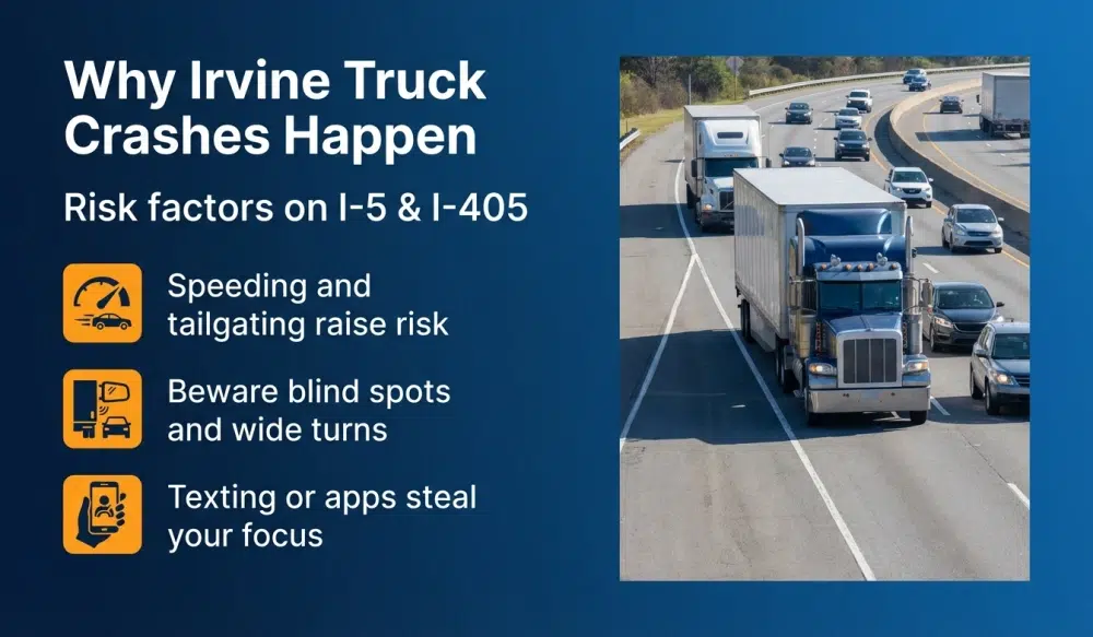 Why Irvine Truck Crashes Happen — Risk factors on I-5 & I-405