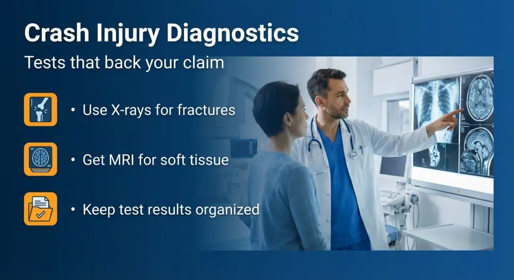 Crash Injury Diagnostics — Tests that back your claim