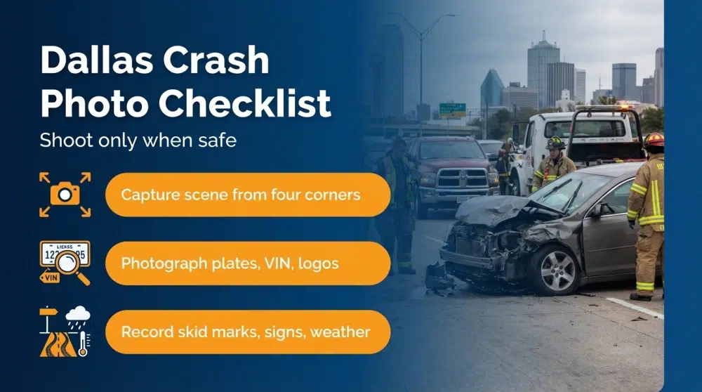 Dallas Crash Photo Checklist