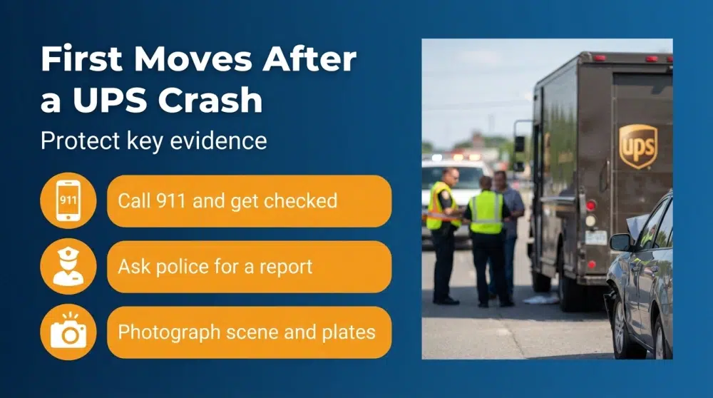 First Moves After a UPS Crash