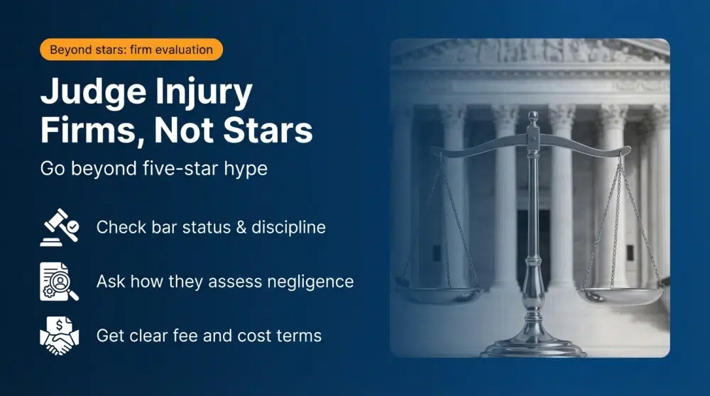 Infographic: Judge Injury Firms, Not Stars — Go beyond five-star hype