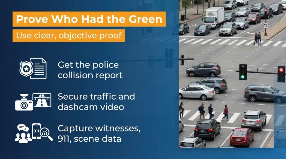 Prove Who Had the Green - Use clear, objective proof