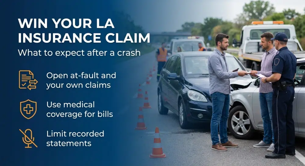 Win Your LA Insurance Claim - What to expect after a crash