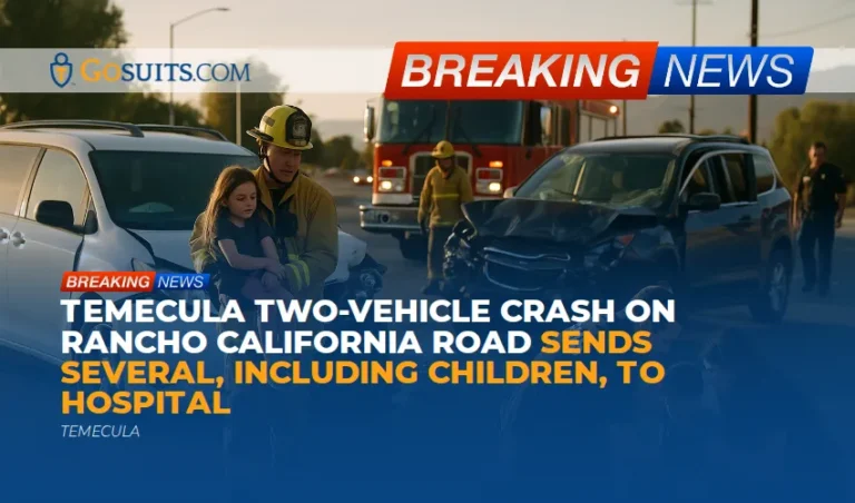 Temecula Two-Vehicle Crash on Rancho California Road Sends Several, Including Children, to Hospital